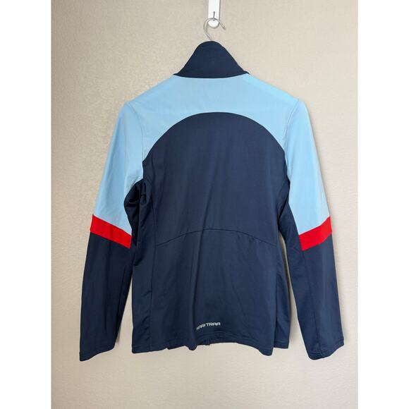 Kari Traa Mathea Midlayer Jacket Women's Size Medium Naval Blue Light Activewear - Picture 3 of 7